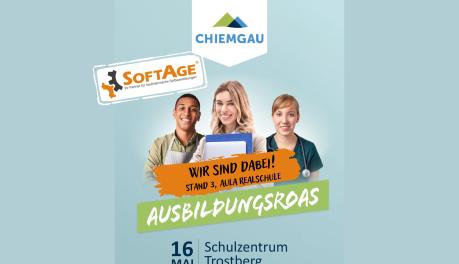 SOFTAGE ist bei der Ausbildungsroas 2025 dabei - komm an unserem Stand vorbei!