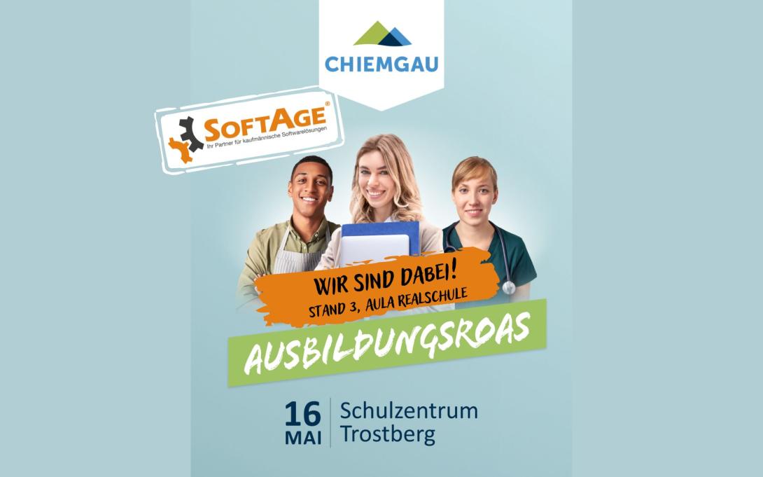 SOFTAGE ist bei der Ausbildungsroas 2025 dabei - komm an unserem Stand vorbei!