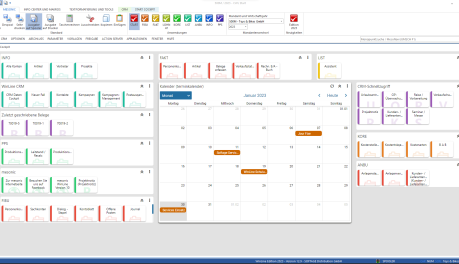 WinLine Version 12.9 - neues Cockpit Design und Infos zu ZM- und Elster-Meldung via WinLine