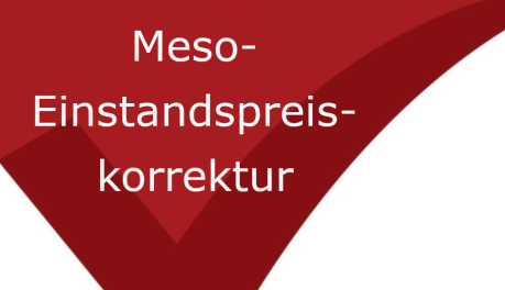Meso-Einstandspreiskorrektur
