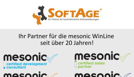 SOFTAGE Ihr ausgezeichneter Partner für die mesonic WinLine