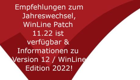 2 & Informationen zur neuen Version 12 / WinLine Edition 2022
