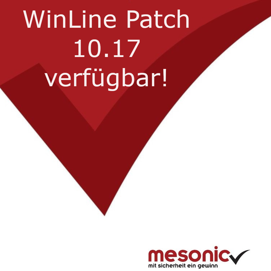 WinLine Patch 17 ist jetzt verfügbar!