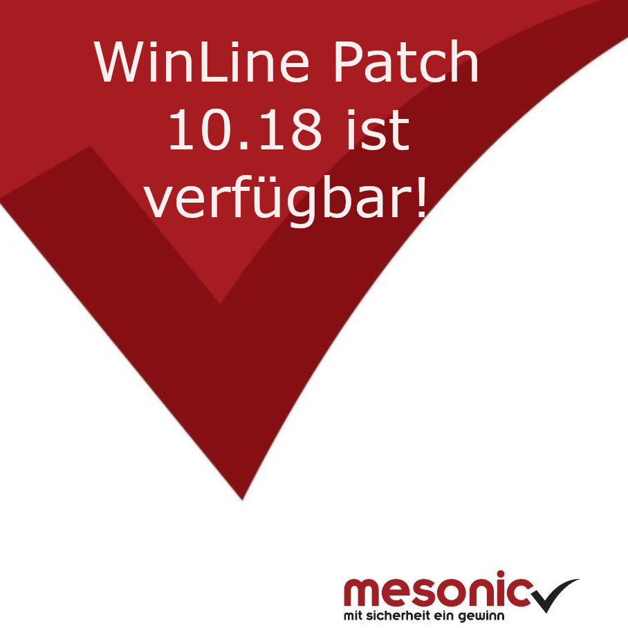WinLine Patch 18 ist jetzt verfügbar!