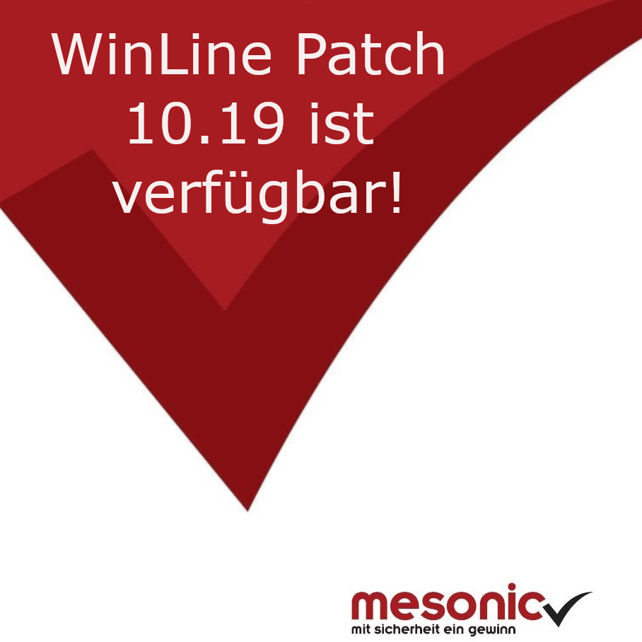 WinLine Patch 19 ist jetzt verfügbar!
