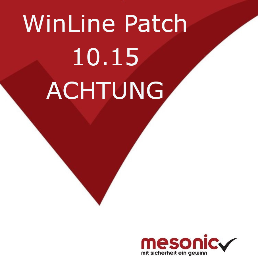 Winline Patch .15 - ACHTUNG - dringend zu beachten!