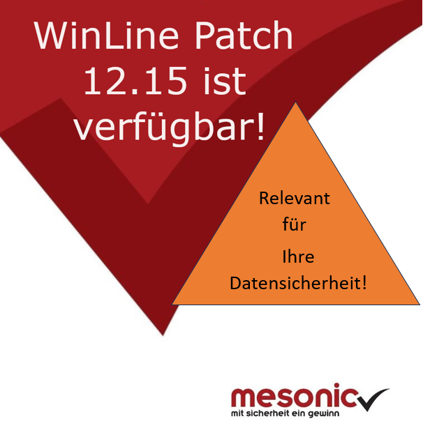 mesonic WinLine Update 12.15 dringend empfohlen!
