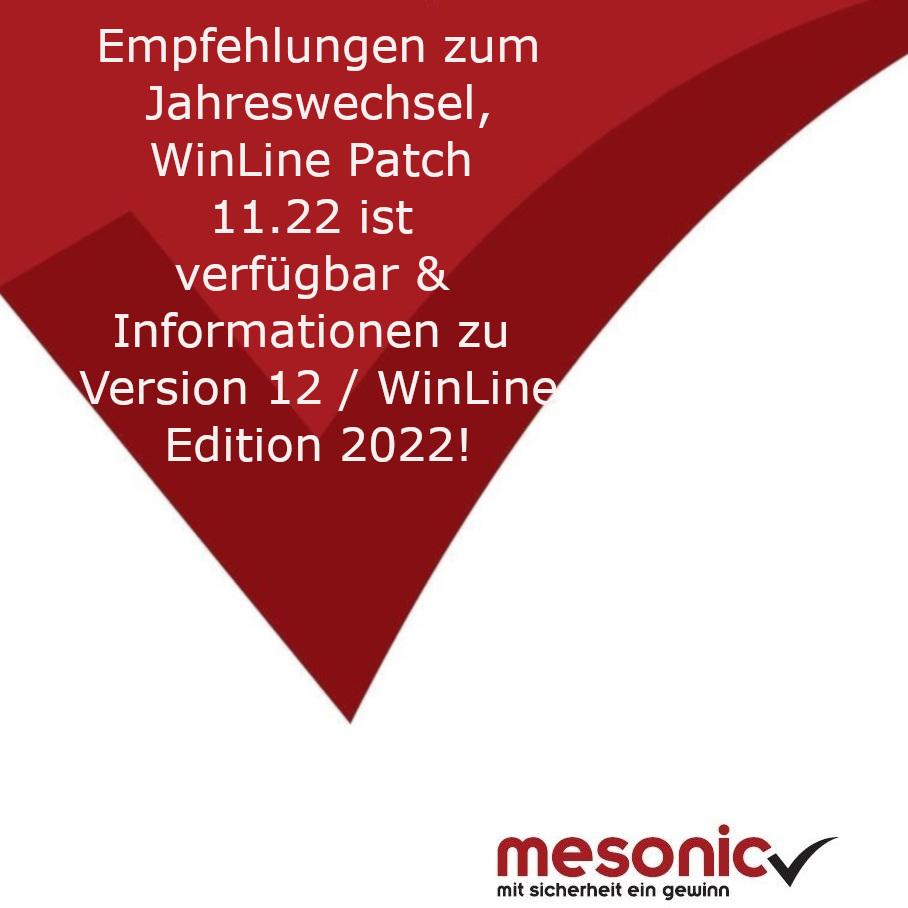 2 & Informationen zur neuen Version 12 / WinLine Edition 2022