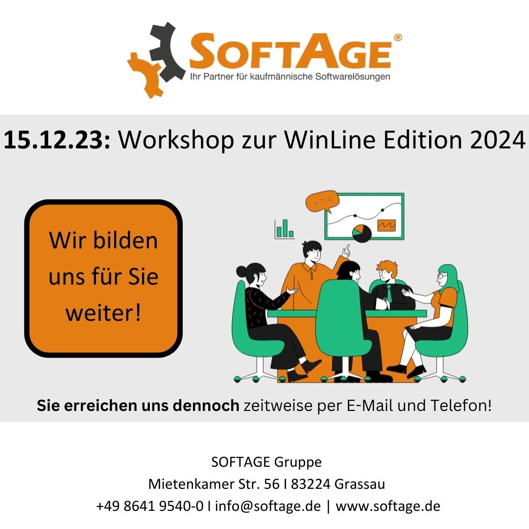 SOFTAGE Workshop zur neuen WinLine Edition - Schulung, Workshop WinLine Know How
