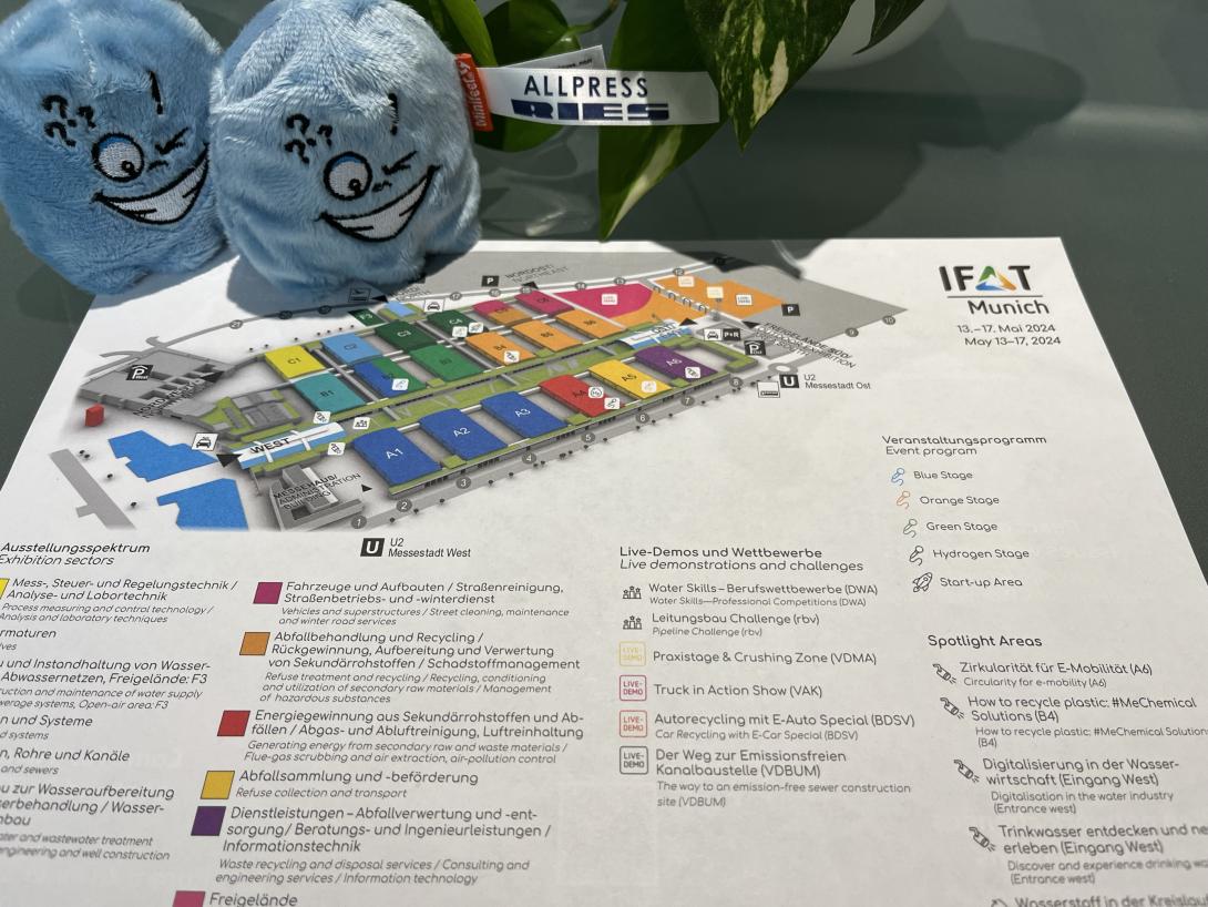 SOFTAGE Kunden auf der IFAT Messe besucht